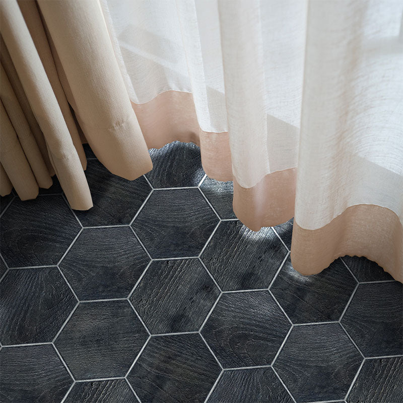 Peel & Stick Vinyl Flooring Dark Matte Vinyl Floors with Stone Look