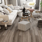 Modern Peel and Stick Tile Flexible Wood Look Scratch Resistant Vinyl Plank
