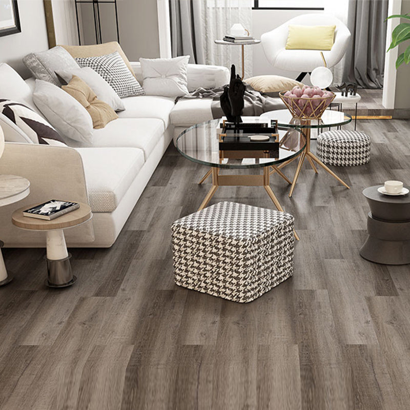 Modern Peel and Stick Tile Flexible Wood Look Scratch Resistant Vinyl Plank