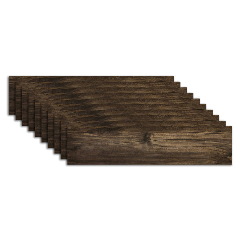 Modern Peel and Stick Tile Flexible Wood Look Scratch Resistant Vinyl Plank