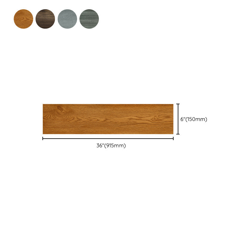 Modern Peel and Stick Tile Flexible Wood Look Scratch Resistant Vinyl Plank