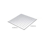 Classic Dual Shower Head Square Large Shower Head with Round Hand Shower