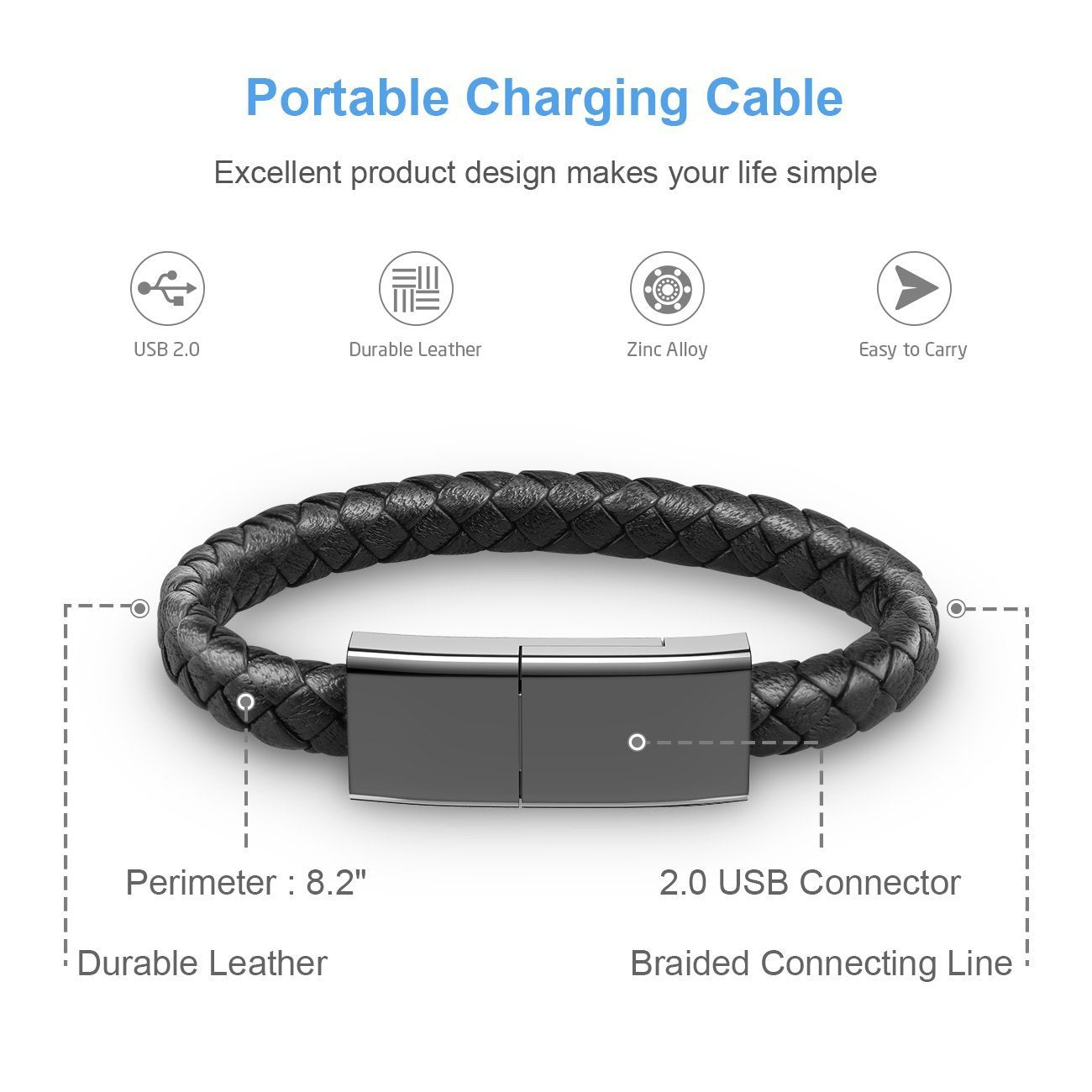 Sports Bracelet USB Fast Charging Cable