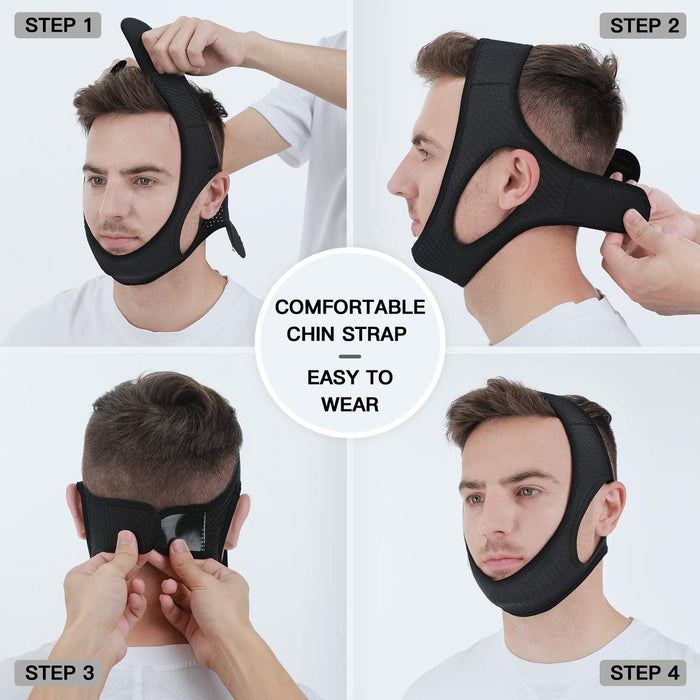 SnoreGuard - Comfortable Chin Strap for a Silent and Peaceful Sleep