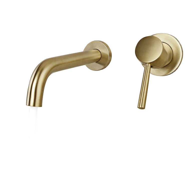 Wall-mounted Bronze Bathtub Filler Double Handles Bathtub Spout Bathtub Faucet Trim