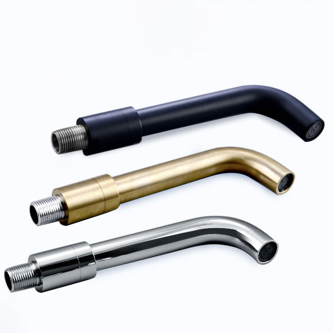 Wall-mounted Bronze Bathtub Filler Double Handles Bathtub Spout Bathtub Faucet Trim