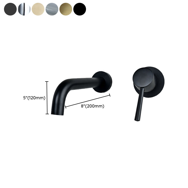 Wall-mounted Bronze Bathtub Filler Double Handles Bathtub Spout Bathtub Faucet Trim