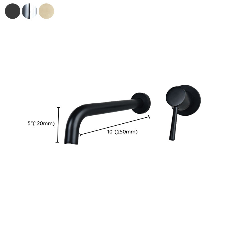 Wall-mounted Bronze Bathtub Filler Double Handles Bathtub Spout Bathtub Faucet Trim