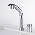 Vessel washbasin mixer High arch three-way faucet 2-hole fittings