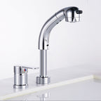 Vessel washbasin mixer High arch three-way faucet 2-hole fittings