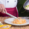 Stainless steel grill tongs