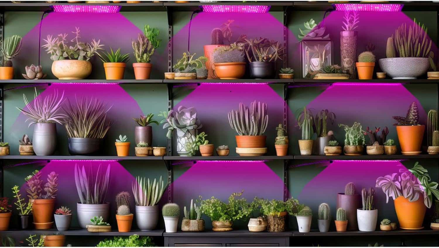 LED Quantum Plant Light Panel for Growth and Color Promotion – With Adjustable Light Mode