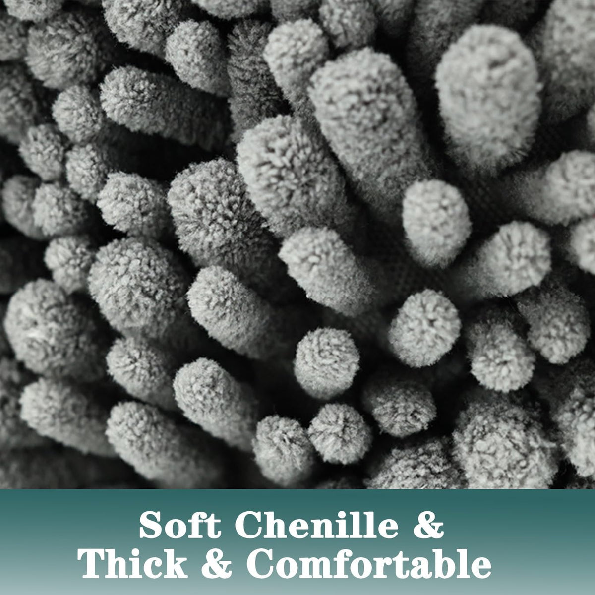 Thick microfiber bath mat - Soft, absorbent, non-slip - Perfect for bathroom and bedroom
