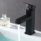 Basin mixer bathroom single lever low arch washbasin tap