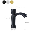 Basin mixer bathroom single lever low arch washbasin tap