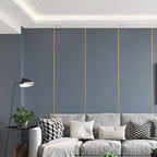 Classic simple wall covering for peeling off and attaching, stain-resistant for the living room