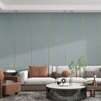 Classic simple wall covering for peeling off and attaching, stain-resistant for the living room