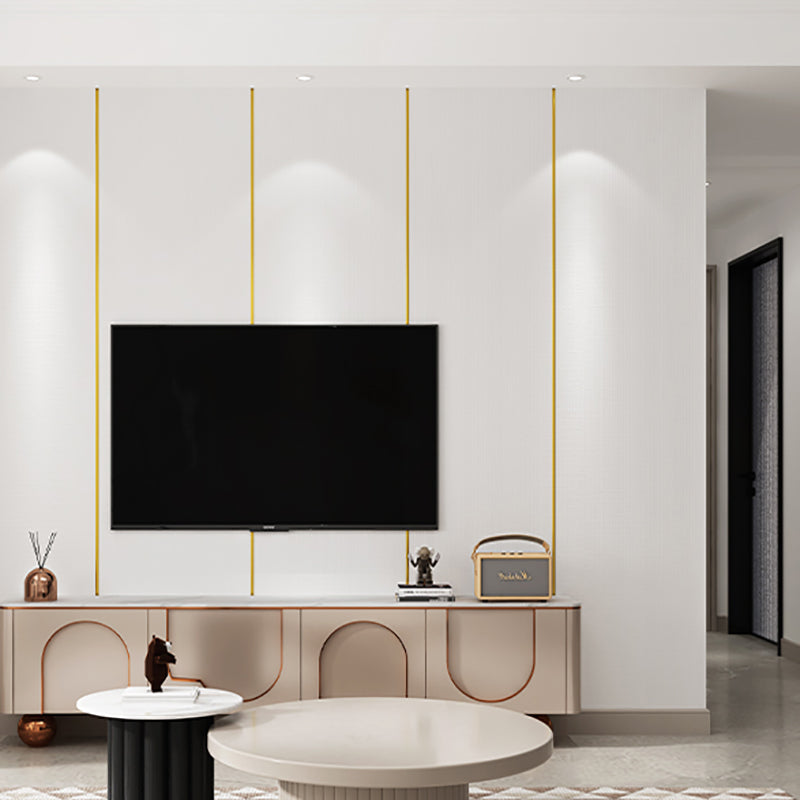 Classic simple wall covering for peeling off and attaching, stain-resistant for the living room