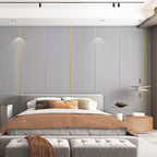 Classic simple wall covering for peeling off and attaching, stain-resistant for the living room