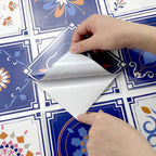 Square Peel & Stick Mosaic Tile PVC Waterproof Mosaic Tile Wallpaper