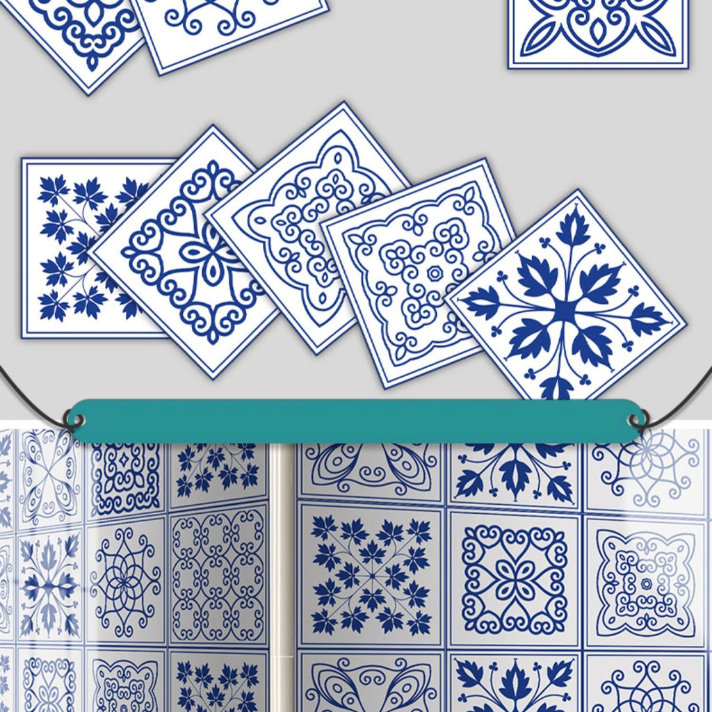 Square Peel & Stick Mosaic Tile PVC Waterproof Mosaic Tiles Wallpaper