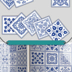 Square Peel & Stick Mosaic Tile PVC Waterproof Mosaic Tiles Wallpaper