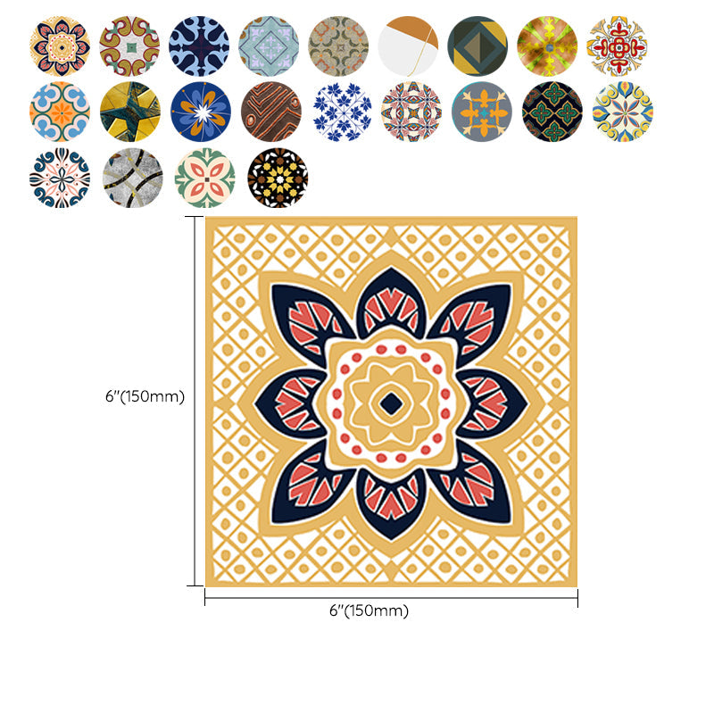 Square Peel & Stick Mosaic Tile PVC Waterproof Mosaic Tiles Wallpaper