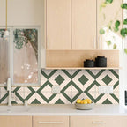 PVC Peel and Stick Wall Tile Square Single Tile Wallpaper with Slip Resistance