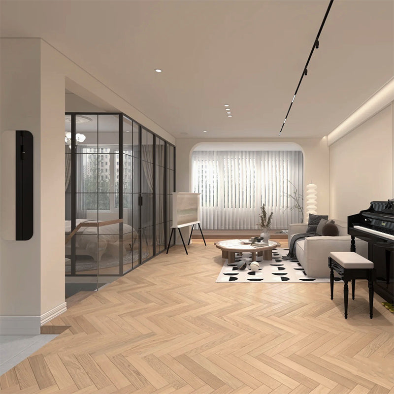 Solid wood parquet contemporary wood decking tiles