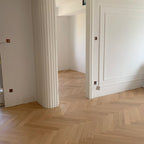 Solid Wood Parquet Contemporary Wood Deck Tiles
