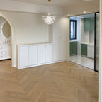 Solid Wood Parquet Contemporary Wood Deck Tiles