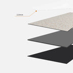 Self-adhesive vinyl floor coverings waterproof and scratch-resistant