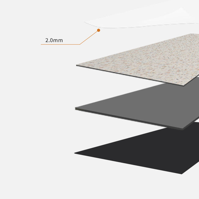 Self-adhesive vinyl floor coverings waterproof and scratch-resistant