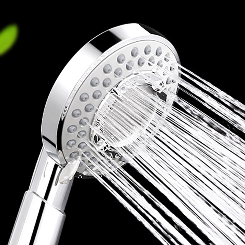 Modern Showerhead Adjustable Spray Pattern Round Showerhead