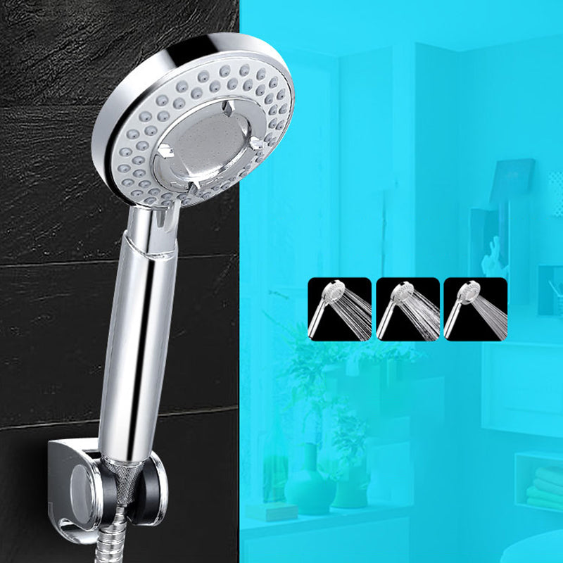 Modern Showerhead Adjustable Spray Pattern Round Showerhead