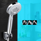 Modern Showerhead Adjustable Spray Pattern Round Showerhead