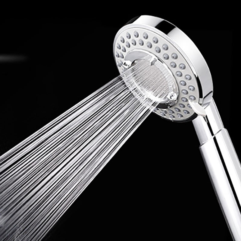 Modern Showerhead Adjustable Spray Pattern Round Showerhead