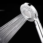 Modern Showerhead Adjustable Spray Pattern Round Showerhead