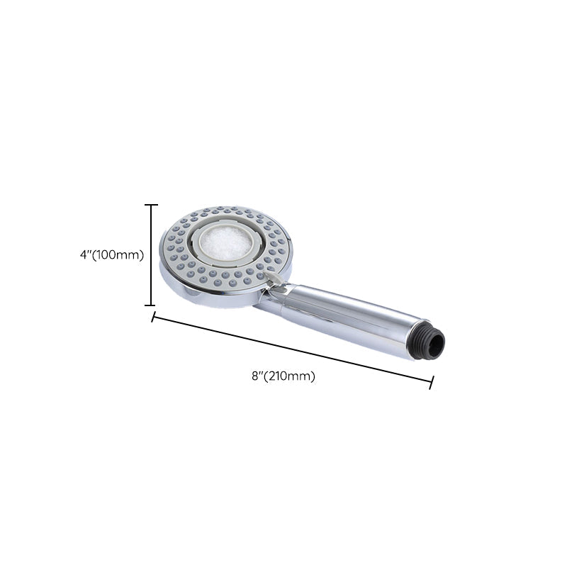 Modern Showerhead Adjustable Spray Pattern Round Showerhead