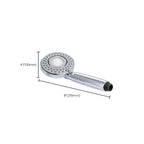 Modern Showerhead Adjustable Spray Pattern Round Showerhead