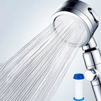 Modern Shower Head Adjustable Spray Pattern Rotatable Round Hand Shower