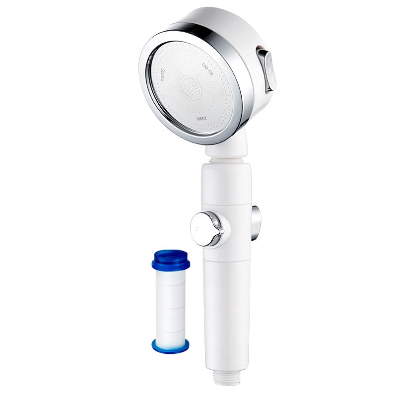 Modern Shower Head Adjustable Spray Pattern Rotatable Round Hand Shower
