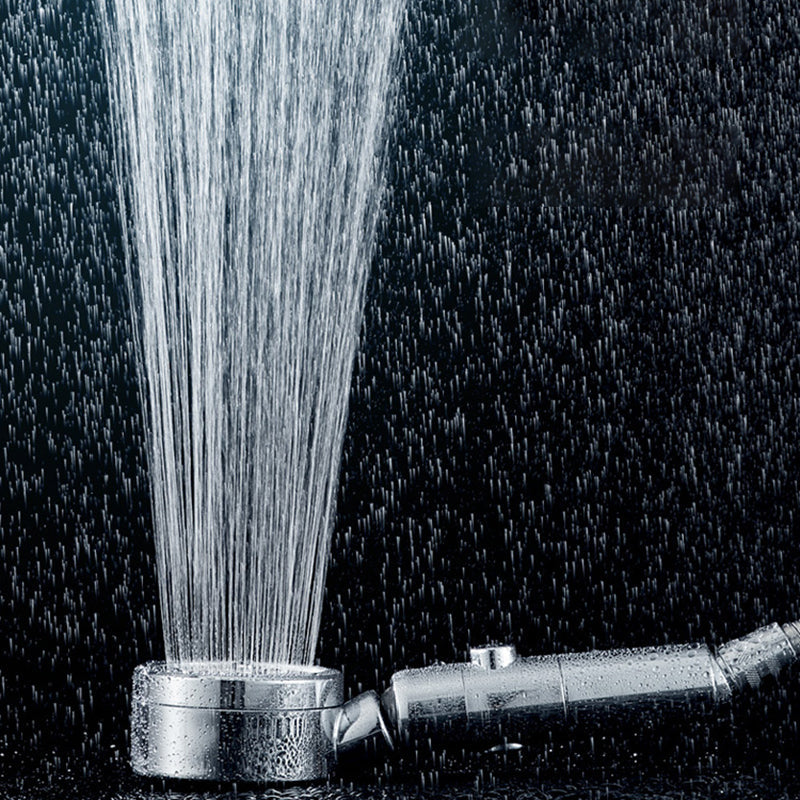 Modern Shower Head Adjustable Spray Pattern Rotatable Round Hand Shower