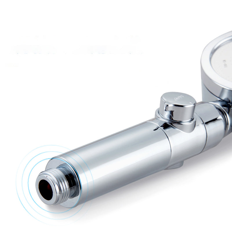 Modern Shower Head Adjustable Spray Pattern Rotatable Round Hand Shower