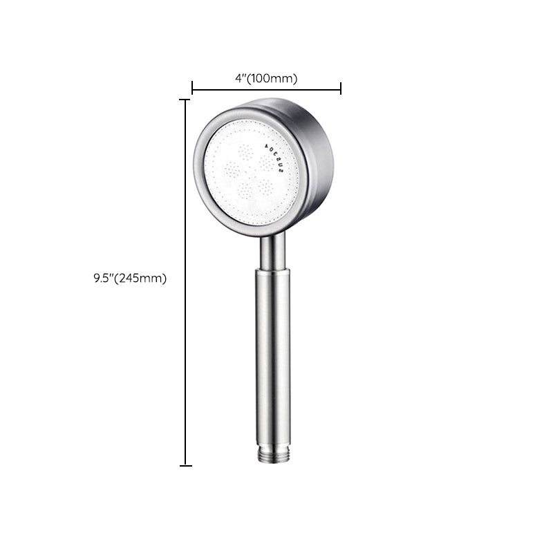 Contemporary Shower Head 304 Stainless Steel Round Hand Shower
