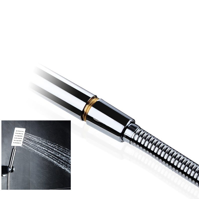Shower head Brass Square Rain Spray Pipe Handheld Shower Head