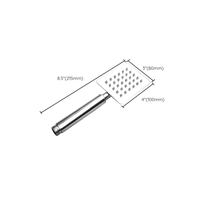 Shower head Brass Square Rain Spray Pipe Handheld Shower Head