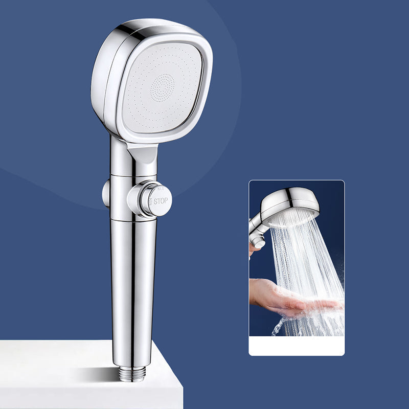 Shower Head Bathroom Square Controllable Brass Handheld Shower Head