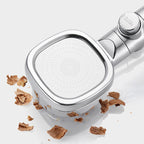 Shower Head Bathroom Square Controllable Brass Handheld Shower Head