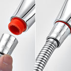 Bathroom Handheld Showerhead Rain Shower Brass Pipe Showerhead